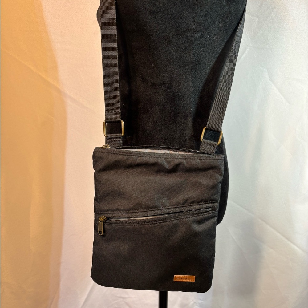 2/$30 Eddie Bauer Black Connect Tech Travel Crossbody Bag.